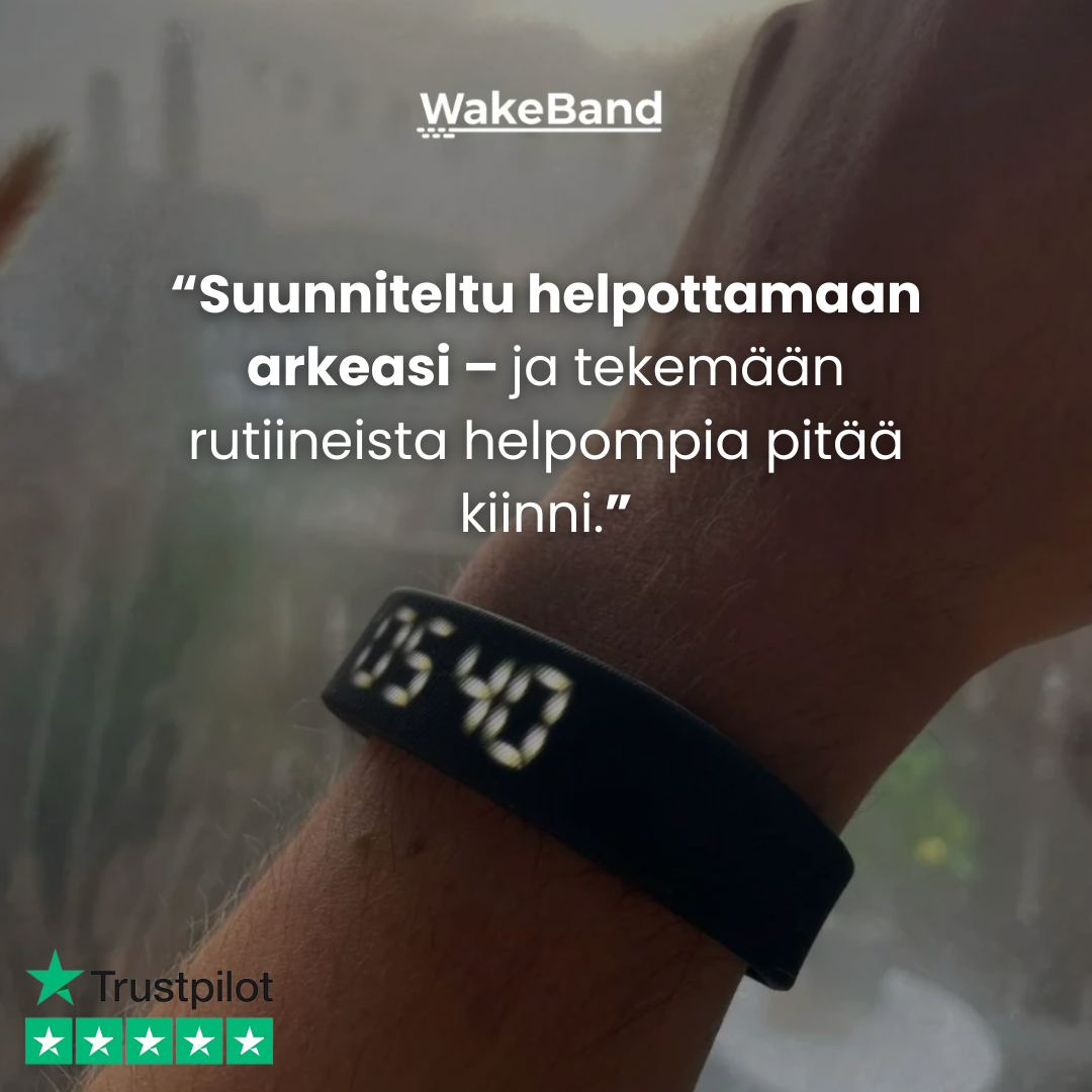 WakeBand – Herää levänneenä.